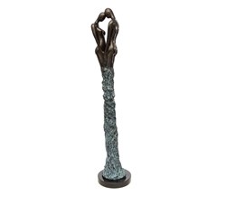 Adoration I (Deluxe) by Jennine Parker - Bronze Sculpture sized 12x53 inches. Available from Whitewall Galleries